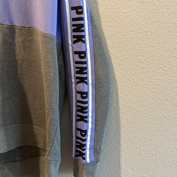 PINK Quarter Zip Sweatshirt - Picture 4 of 4